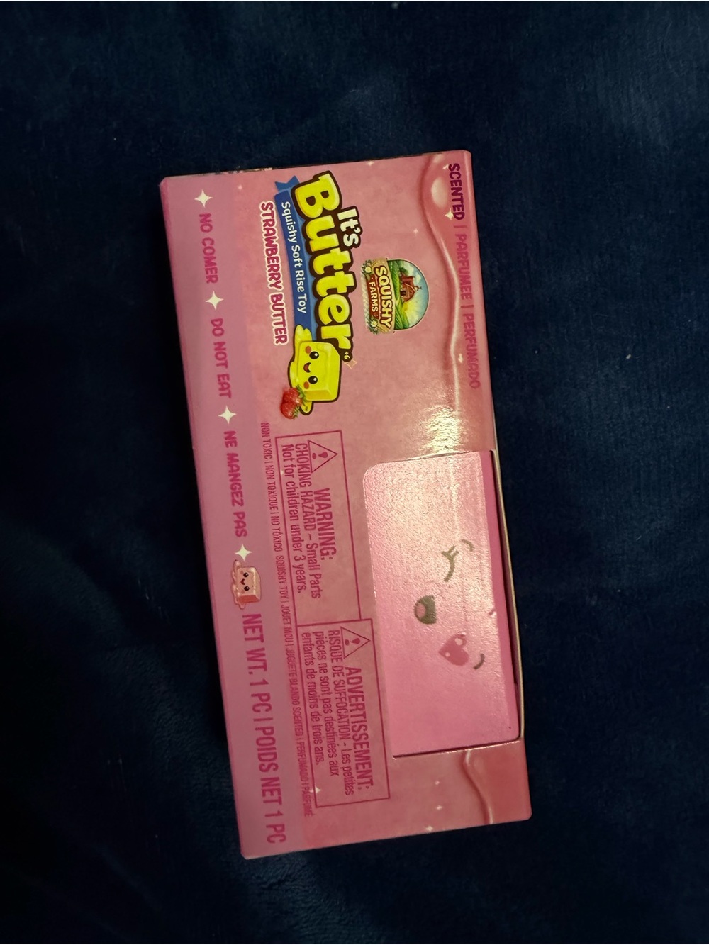 Butter Strawberry Butter Scented Squishy Toy - Pink
